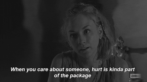 The wise words of Beth from this past Sunday's The Walking Dead episode.
